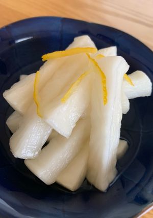 甘酢と柚子でシミうま〜☆ゆず大根-レシピのメイン写真