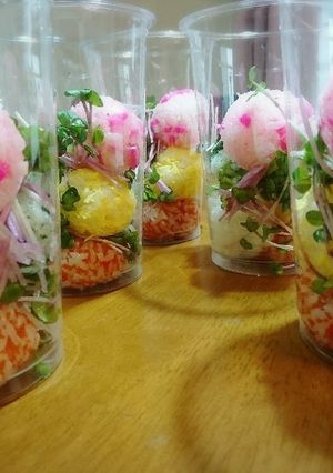 ひな祭り♥️まんまるお寿司を詰めるだけ-レシピのメイン写真