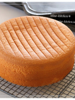 ふんわりしっとり〜スポンジケーキレシピ-レシピのメイン写真