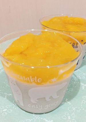 マンゴー&ココナッツの南国プリン-レシピのメイン写真