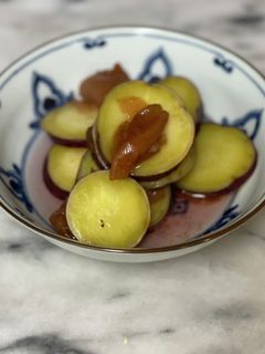 ☆さつまいもの梅煮-レシピのメイン写真