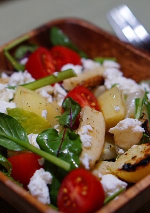 グリル野菜とフレッシュチーズのサラダ-レシピのメイン写真