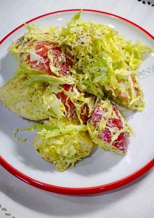 簡単！リンゴとキャベツのサラダ-レシピのメイン写真