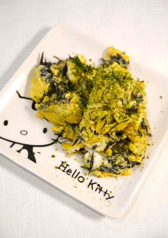 簡単！ひじきと青海苔の白だし卵焼き-レシピのメイン写真