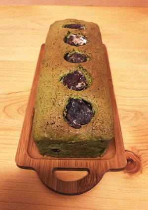 渋皮栗と抹茶のパウンドケーキ♪-レシピのメイン写真