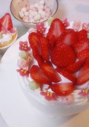 ひなまつりシフォンケーキ-レシピのメイン写真