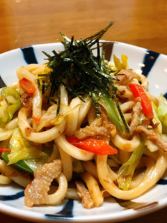 鶏皮入り焼うどん *☻*-レシピのメイン写真