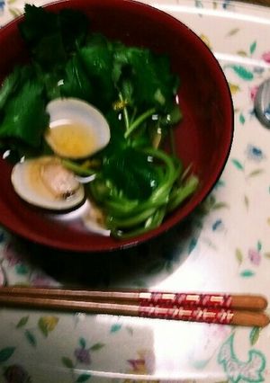 おひな祭り✨蛤のお吸い物✨(^q^)☺⛄-レシピのメイン写真