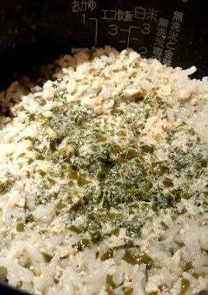 マグロとワカメの炊き込みご飯♡離乳食後期-レシピのメイン写真