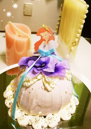 ♡お花♡可愛いドールケーキ-レシピのメイン写真