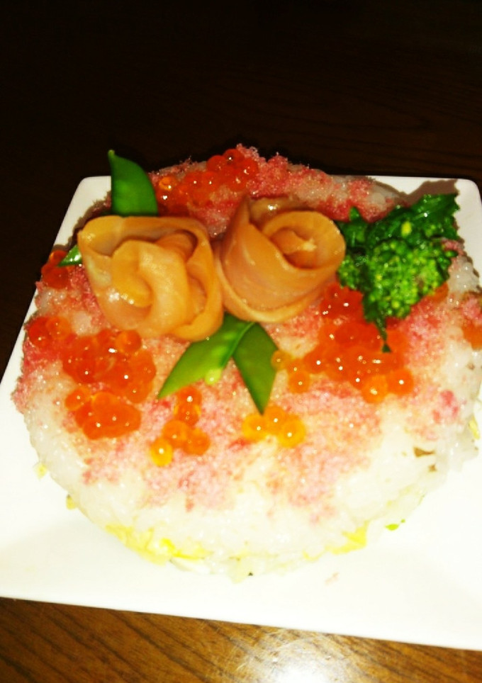ちらし寿司のもとで、ケーキ寿司♪-レシピのメイン写真