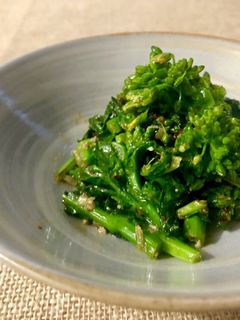 しらすと菜の花のペペロンチーノ炒め-レシピのメイン写真