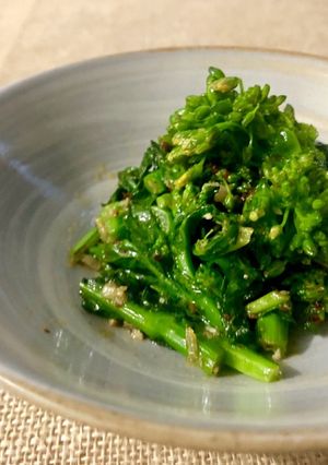 しらすと菜の花のペペロンチーノ炒め-レシピのメイン写真