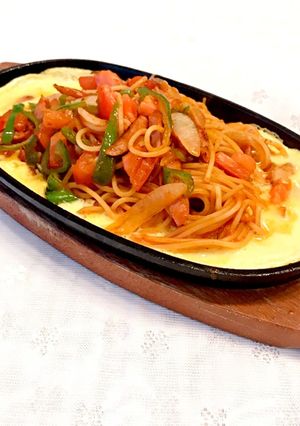 昭和喫茶店の味『鉄板ナポリタン』-レシピのメイン写真
