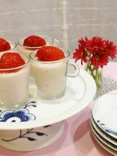 イチゴのヨーグルトゼリー-レシピのメイン写真
