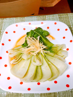 ちんげん菜ごま油でジュッ-レシピのメイン写真