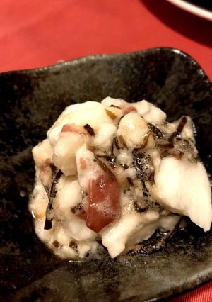 簡単！長芋と梅干しでさっぱりおつまみ♪-レシピのメイン写真