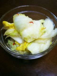 白菜大量消費!白だしで簡単浅漬け♪-レシピのメイン写真