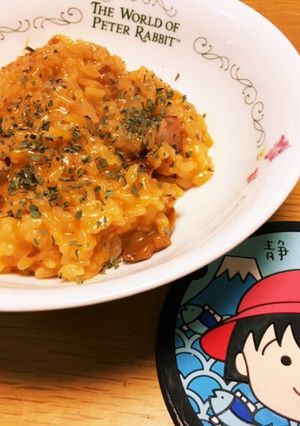父の週末料理 ミートソースチーズリゾット-レシピのメイン写真