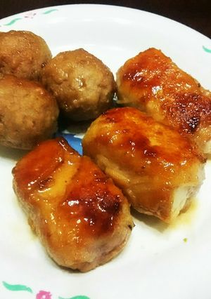 節約美味☆カロリーオフな肉巻き照り焼き。-レシピのメイン写真
