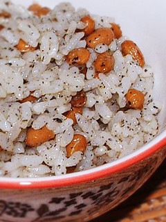 黒すりごまの納豆ご飯-レシピのメイン写真