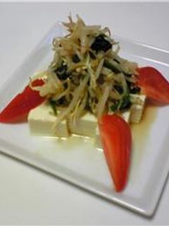 みょうがと豆腐のうまうまサラダ-レシピのメイン写真