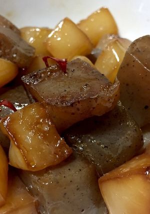 簡単！味しみピリ辛こんにゃく！-レシピのメイン写真