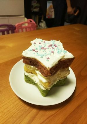 三色ホットケーキ-レシピのメイン写真