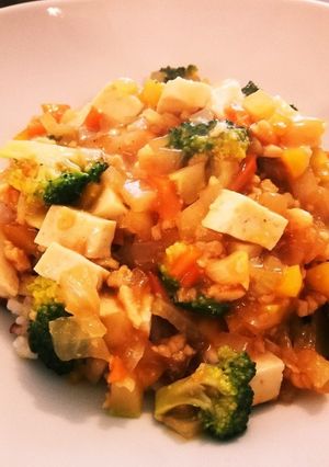 ソイミートの野菜たっぷり麻婆豆腐-レシピのメイン写真
