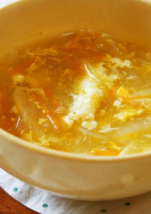 カレーの風味香る♪中華スープ♪-レシピのメイン写真