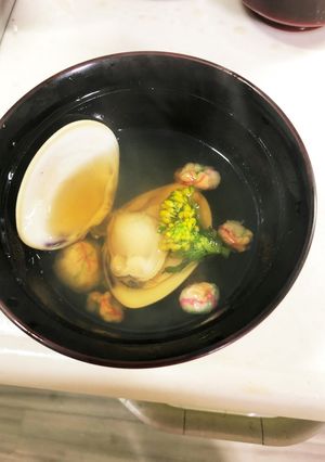 ハマグリのお吸い物 お雛様-レシピのメイン写真