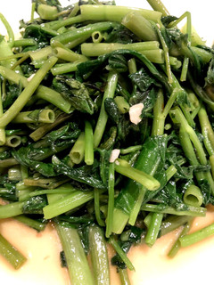 中華料理店風青菜炒め♪空芯菜炒め-レシピのメイン写真
