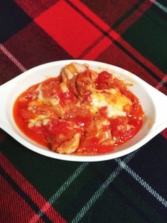 簡単!鶏のトマト煮-レシピのメイン写真