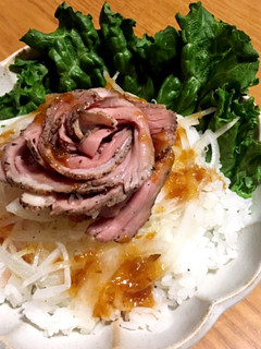 ローストビーフ丼-レシピのメイン写真
