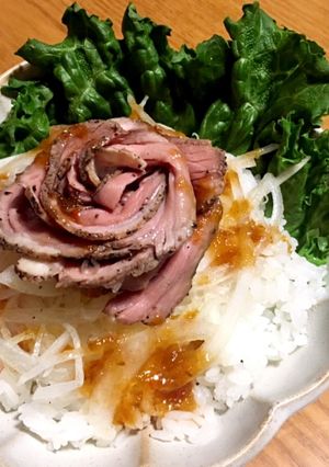 ローストビーフ丼-レシピのメイン写真