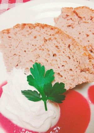 低糖質いちごシフォン-レシピのメイン写真