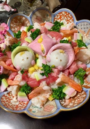 見て良し食べて旨しひなまつり-レシピのメイン写真