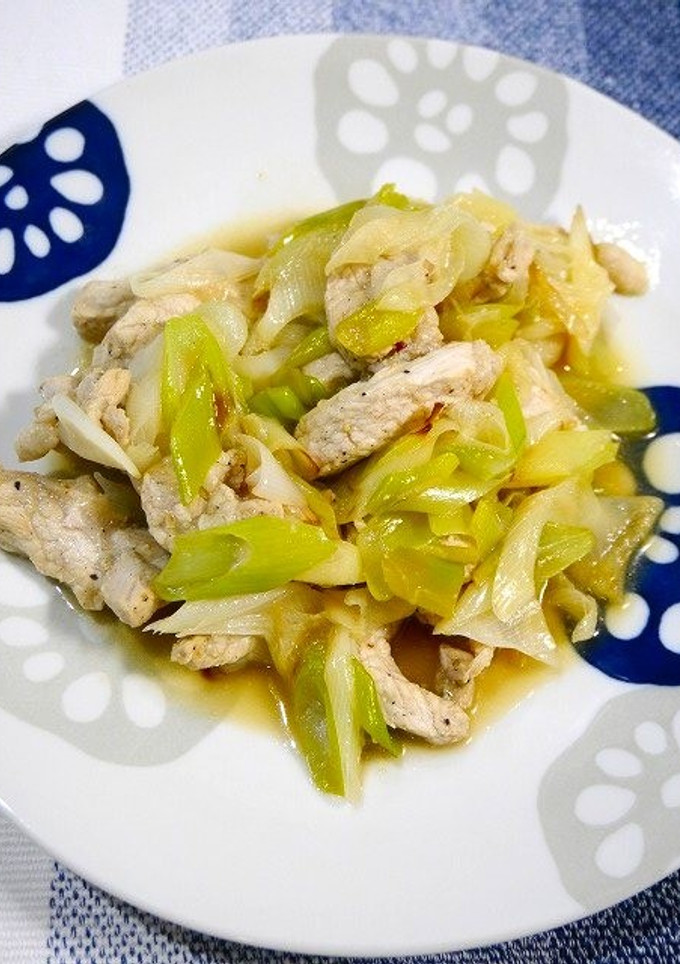 糖質オフ！とろとろ葱豚☆ゆず胡椒煮-レシピのメイン写真
