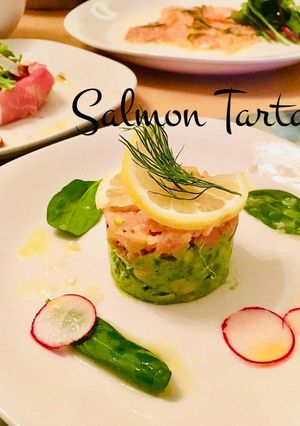 サーモンのタルタル【記念日特別ディナー】-レシピのメイン写真