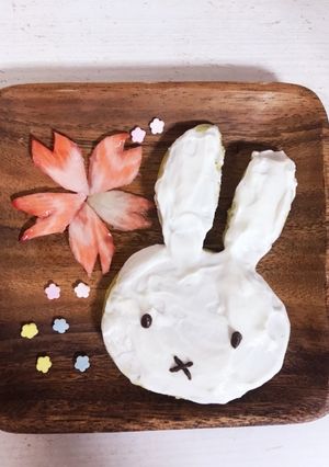 ミッフィーのひな祭りケーキ-レシピのメイン写真