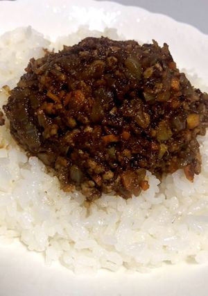 ジャワで作る！激辛スタミナキーマカレー！-レシピのメイン写真