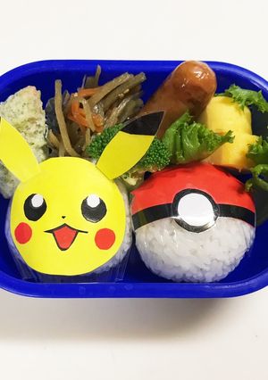 ポケモン♪ピカチュウ、モンスターボール-レシピのメイン写真