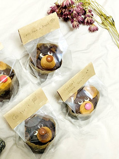 クマフィン♡HMでチョコバナナマフィン-レシピのメイン写真