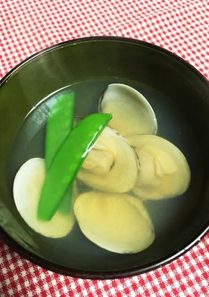 ハマグリのお吸い物-レシピのメイン写真