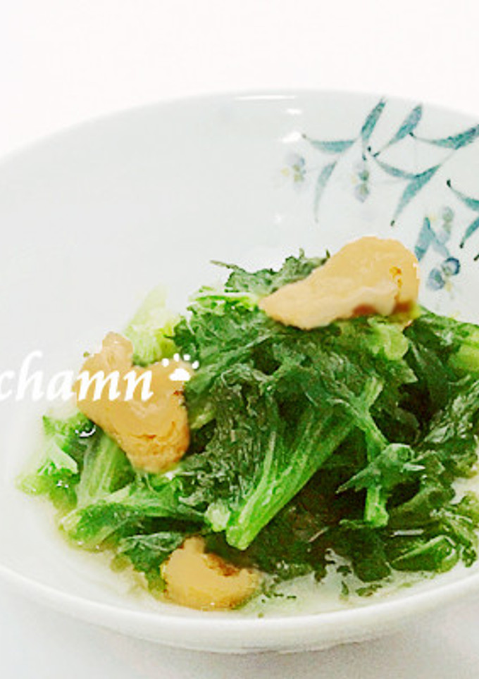 わさび菜大量消費✲薄揚げとの煮物☆10分-レシピのメイン写真