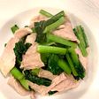 豚肉と小松菜の炒め物