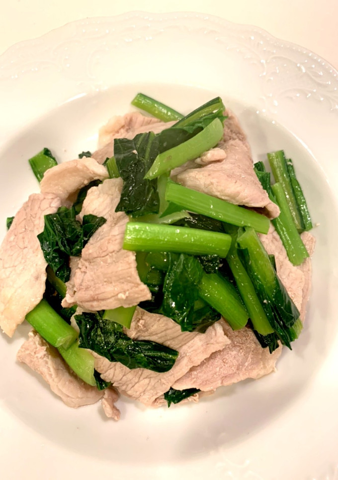 豚肉と小松菜の炒め物-レシピのメイン写真
