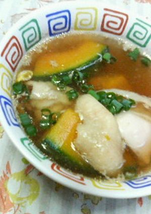 ✿かぼちゃ＆チキン❀和風コンソメスープ✿-レシピのメイン写真