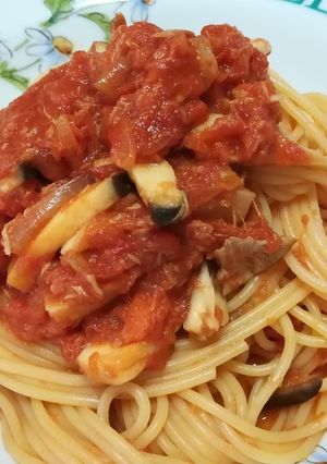 トマトとツナのスパゲッティーソース-レシピのメイン写真