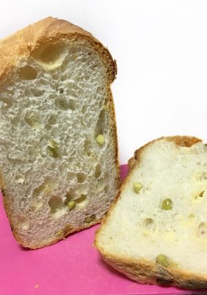 HBで枝豆チーズフランス食パン-レシピのメイン写真